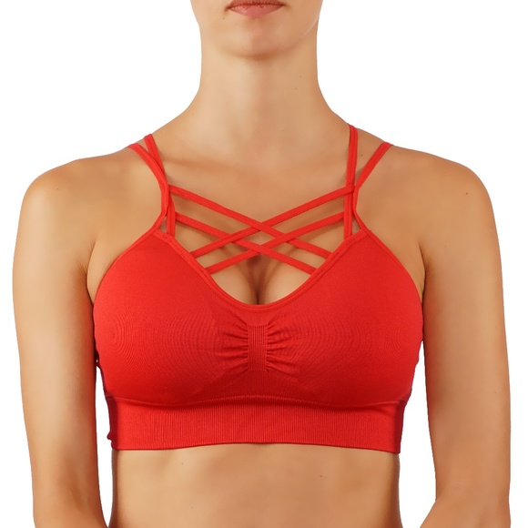 Other - Yoga Bra Criss Cross Adjustable Straps